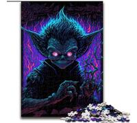 Puzzle da 1000 pezzi per adulti Il mostro, gioco per famiglie antistress, sfida difficile, un'opera d'arte per bambini dai 14 anni in su (dimensioni 26x38cm)