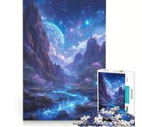 Puzzle da 1000 pezzi per adulti "Il paesaggio del mondo alieno" gioco rompicapo assemblaggio di modelli per rafforzare l'amore tra le coppie 38x26cm