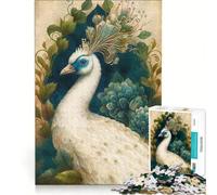Puzzle da 1000 pezzi per adulti "Il Pavone" gioco rompicapo difficile per rafforzare l'amore tra le coppie 38x52cm