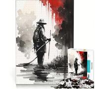 Puzzle da 1000 pezzi per adulti "Il pescatore solitario" gioco interattivo interazione genitore-figlio ideale come regalo per tutta la famiglia 38x52cm