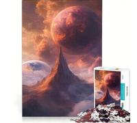 Puzzle da 1000 pezzi per adulti "Il pianeta Marte" gioco pratico antistress ideale come regalo per tutta la famiglia 50x75cm