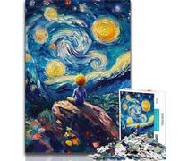 Puzzle da 1000 pezzi per adulti Il piccolo principe del cielo notturno Puzzle per adolescenti design vivace e unico Esperienza di puzzle rilassante e stimolante 75x50cm