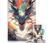 Puzzle da 1000 pezzi per adulti Il più grande drago anime Gioco impegnativo e gioco in famiglia Migliorare l'amore tra le coppie 75x50cm