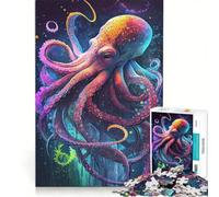 Puzzle da 1000 pezzi per adulti: Il polpo intelligente gioco rompicapo difficile per migliorare l'amore tra le coppie 50x75cm