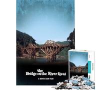 Puzzle da 1000 pezzi per adulti "Il ponte sul fiume Kwai" gioco educativo e stimolante ideale come regalo di compleanno (dimensioni 38x52cm)