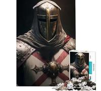 Puzzle da 1000 pezzi per adulti Il possente cavaliere templare Gioco rilassante ed educativo ideale come sfida o regalo per il Secret Santa Decorazione perfetta (dimensioni 38x26cm)