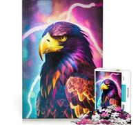 Puzzle da 1000 pezzi per adulti Il potere dell'aquila gioco educativo migliora la memoria compleanno e Natale 38x26cm