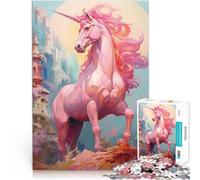 Puzzle da 1000 pezzi per adulti Il primo unicorno Giocattoli educativi per l'apprendimento Giochi per famiglie Regali di Babbo Natale segreto 75x50cm