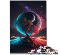 Puzzle da 1000 pezzi per adulti Il puzzle "Albero della vita" per la decorazione della casa tutta la famiglia per adolescenti dai 14 anni in su, 50 x 75 cm