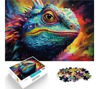 Puzzle da 1000 pezzi per adulti, il puzzle camaleonte d'arte per regali è ideale come regalo per tutta la famiglia per adolescenti dai 14 anni e oltre 26 x 38 cm