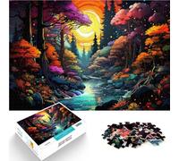 Puzzle da 1000 pezzi per adulti, il puzzle d'arte della giungla è ideale come regalo per tutta la famiglia per adolescenti dai 14 anni e oltre 26 x 38 cm
