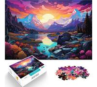 Puzzle da 1000 pezzi per adulti, il puzzle del fumetto del paesaggio è ideale come regalo per tutta la famiglia 14,96 pollici x 20,47 pollici per adolescenti da 14 anni e oltre