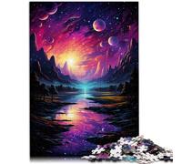 Puzzle da 1000 pezzi per adulti il puzzle del lago cosmico - gioco impegnativo 26 x 38 cm regalo di compleanno da parete
