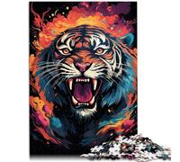 Puzzle da 1000 pezzi per adulti "Il re degli animali", puzzle educativo, 50 x 75 cm, regalo di compleanno, arte da parete per adolescenti dai 14 anni in su