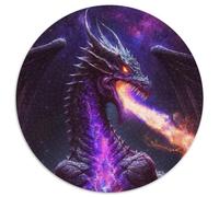 Puzzle da 1000 pezzi per adulti, Il Re Drago Cosmico, Puzzle in cartone, Regalo di Natale, Ideale per ufficio, camera da letto, soggiorno (67,5x67,5cm)