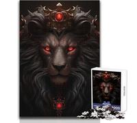 Puzzle da 1000 pezzi per adulti Il Re Leone Arrabbiato Gioco Educativo per Famiglie Taglio di Precisione Regalo per Compleanni Dimensioni 50x75cm