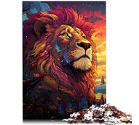 Puzzle da 1000 pezzi per adulti il re leone d'oro puzzle educativo gioco familiare 26x38cm è ideale come regalo per tutta la famiglia