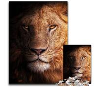 Puzzle da 1000 pezzi per adulti Il Re Leone d'oro puzzle impegnativi attività per famiglie rompicapo decorazioni per la casa regalo per le feste 1000 pezzi (75x50 cm)