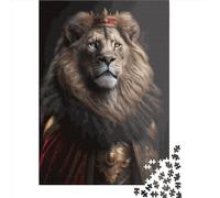 Puzzle da 1000 pezzi per adulti Il Re Leone Puzzle quadrati creativi per adulti, puzzle di carta Decorazione per la casa Puzzle 38x26 cm/1000 pezzi
