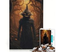 Puzzle da 1000 pezzi per adulti, Il Re Zucca Maledetto, Gioco Rilassante, Assemblaggio di Modelli, Lista dei Desideri con Babbo Natale 50x75cm