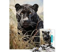 Puzzle da 1000 pezzi per adulti "Il Regno del Giaguaro" un gioco divertente che migliora la memoria e stimola la memoria (dimensioni 38x26cm)