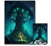 Puzzle da 1000 pezzi per adulti "Il richiamo dell'albero del mondo" in cartone, rompicapo e decorazioni per la casa, regalo perfetto per le feste, 26X38CM/10,23x14,96 pollici.