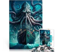 Puzzle da 1000 pezzi per adulti Il richiamo di Cthulhu Giocattolo educativo intellettuale decomprimente perché è ideale come regalo per tutta la famiglia 75x50cm