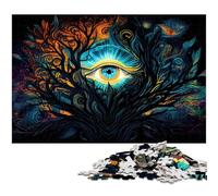 Puzzle da 1000 pezzi per adulti Il risveglio del terzo occhio gioco educativo giocattolo opera d'arte regalo (dimensioni 38x26 cm)