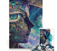 Puzzle da 1000 pezzi per adulti "Il risveglio del terzo occhio", gioco impossibile, passatempo ideale per le vacanze a casa, regalo di compleanno, regalo di viaggio, 50x75cm