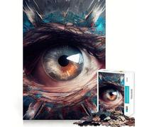 Puzzle da 1000 pezzi per adulti "Il risveglio dell'occhio",taglio preciso,arte,gioco di abilità cerebrale,svago,divertimento,regalo di compleanno (50x75cm)