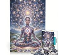 Puzzle da 1000 pezzi per adulti Il risveglio interiore gioco interattivo divertente antistress compleanni e altre occasioni 38x26cm