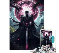 Puzzle da 1000 pezzi per adulti "Il Signore dei Samurai Oscuro" - Impegnativo da completare - Gioco educativo antistress adatto a partire dai 14 anni (38x26cm)