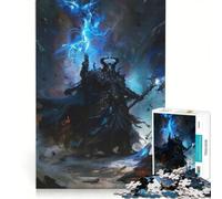 Puzzle da 1000 pezzi per adulti Il Signore della Magia dell'Anello del Fulmine gioco per famiglie assemblaggio di modelli compleanno e Natale 50x75cm