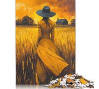 Puzzle da 1000 pezzi per adulti Il sognatore dei campi Puzzle quadrato per adulti e puzzle in legno Decorazioni per la casa Regali per le feste 1000 pezzi (75x50 cm)