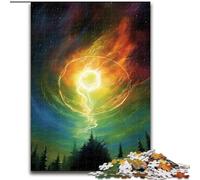Puzzle da 1000 pezzi per adulti "Il sole e le tempeste" in legno, rompicapo ad alta difficoltà per adolescenti, 50x75cm, per arredamento, allenamento del cervello e regali per le feste