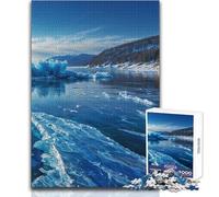 Puzzle da 1000 pezzi per adulti "Il sole splende sul lago Baikal" P Giocattolo da gioco per un piacevole e tranquillo tempo libero, con precisione esatta, dimensioni 38x26cm