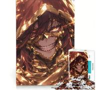 Puzzle da 1000 pezzi per adulti "Il sorriso d'oro" antistress decorazione perfetta con poster e foglio di curiosità abbinati 38x52cm