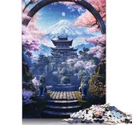 Puzzle da 1000 pezzi per adulti "Il Tempio della Luna Mistico" | Puzzle per adulti, divertenti per famiglie, regali, giochi intellettuali, 1000 pezzi (75x50 cm)
