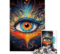 Puzzle da 1000 pezzi per adulti "Il terzo occhio si attiva" Puzzle per adulti Antistress Decorazione da parete Sfida educativa (dimensioni 38x52cm)