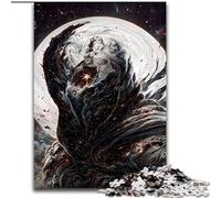 Puzzle da 1000 pezzi per adulti "Il Titano della Luna" in legno, divertente regalo e attività per la casa, 50x75cm, perfetto per decorazioni per la casa, compleanni, feste e regali
