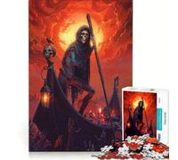 Puzzle da 1000 pezzi per adulti Il traghettatore degli inferi, gioco rompicapo, decorazione per la casa, compleanno e Natale 38x52cm