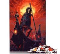 Puzzle da 1000 pezzi per adulti, il traghettatore degli inferi, puzzle per adulti, giochi educativi per la casa, giocattoli fai da te, 38x26 cm/1000 pezzi