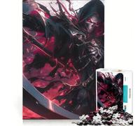 Puzzle da 1000 pezzi per adulti "Il Tristo Mietitore Rosso" gioco rompicapo regalo di compleanno adatto come decorazione da scrivania 38x26cm