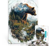 Puzzle da 1000 pezzi per adulti Il vagabondo solitario Difficile da completare ma divertente e umoristico Interazione genitore-figlio 75x50cm