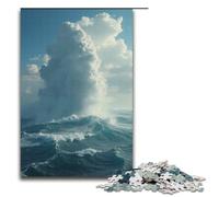 Puzzle da 1000 pezzi per adulti Il vento si alza Puzzle per adulti Puzzle in legno Gioco impegnativo 1000 pezzi (38x26 cm)