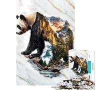 Puzzle da 1000 pezzi per adulti Il Viandante Pacifico Gioco rompicapo per adulti Decorazione da parete compleanno e Natale (Dimensioni 50x75cm)