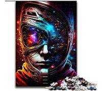 Puzzle da 1000 pezzi per adulti "Il volto dei mille mondi" in cartone, stimolante e divertente, attività per famiglie, dimensioni 26X38cm