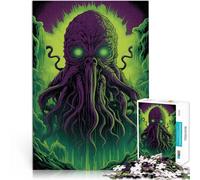 Puzzle da 1000 pezzi per adulti Illustrazione di Cthulhu Giocattolo educativo intellettuale decomprimente Decorazione perfetta 75x50cm