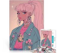 Puzzle da 1000 pezzi per adulti Illustrazione di moda floreale Giocattolo educativo per l'apprendimento Collezione di artisti, Belle arti 75x50cm