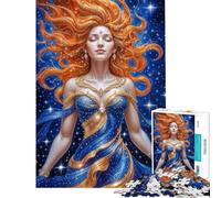 Puzzle da 1000 pezzi per adulti Imperatrice Celeste gioco rilassante per adulti divertimento in famiglia ideale per compleanni e Natale (dimensioni 38x52cm)